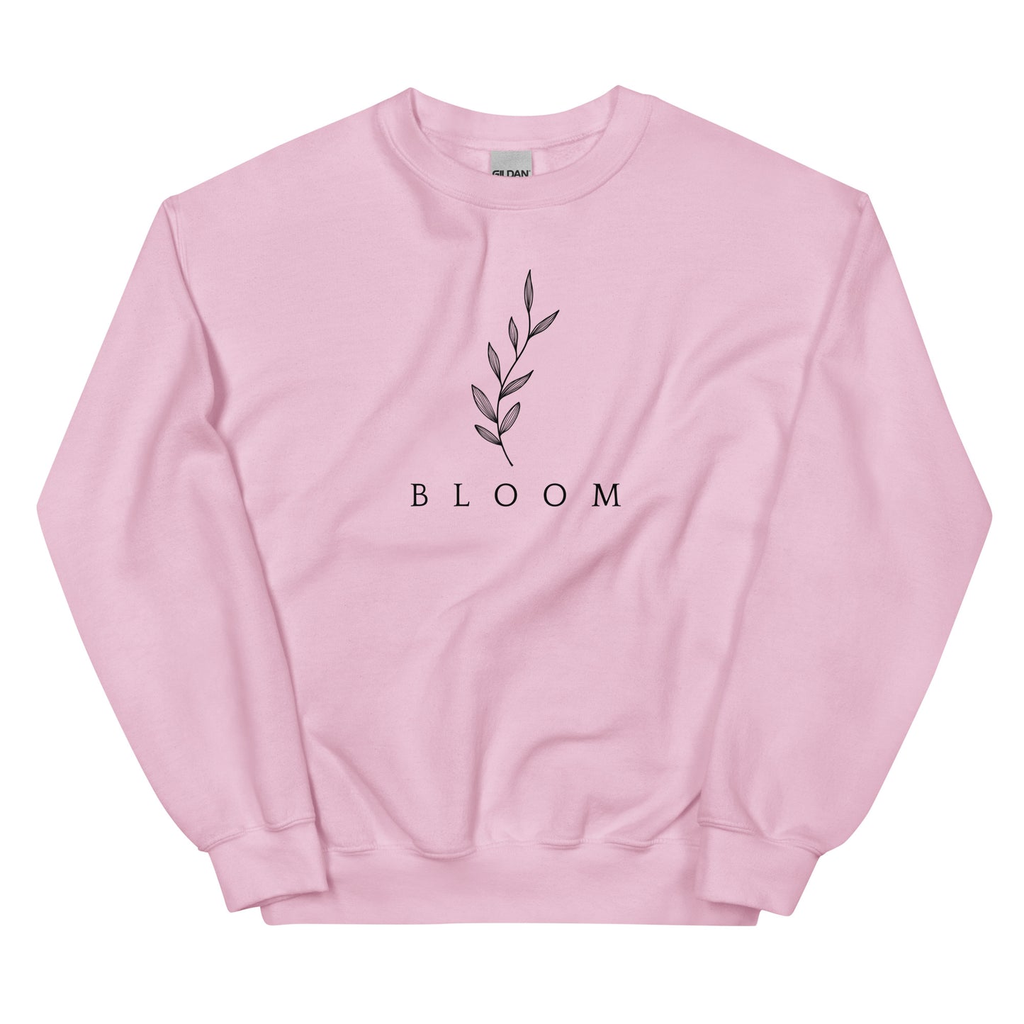 Bloom Floral Pastels Pullover Sweatshirt Unisex Sweatshirt Garden Growth