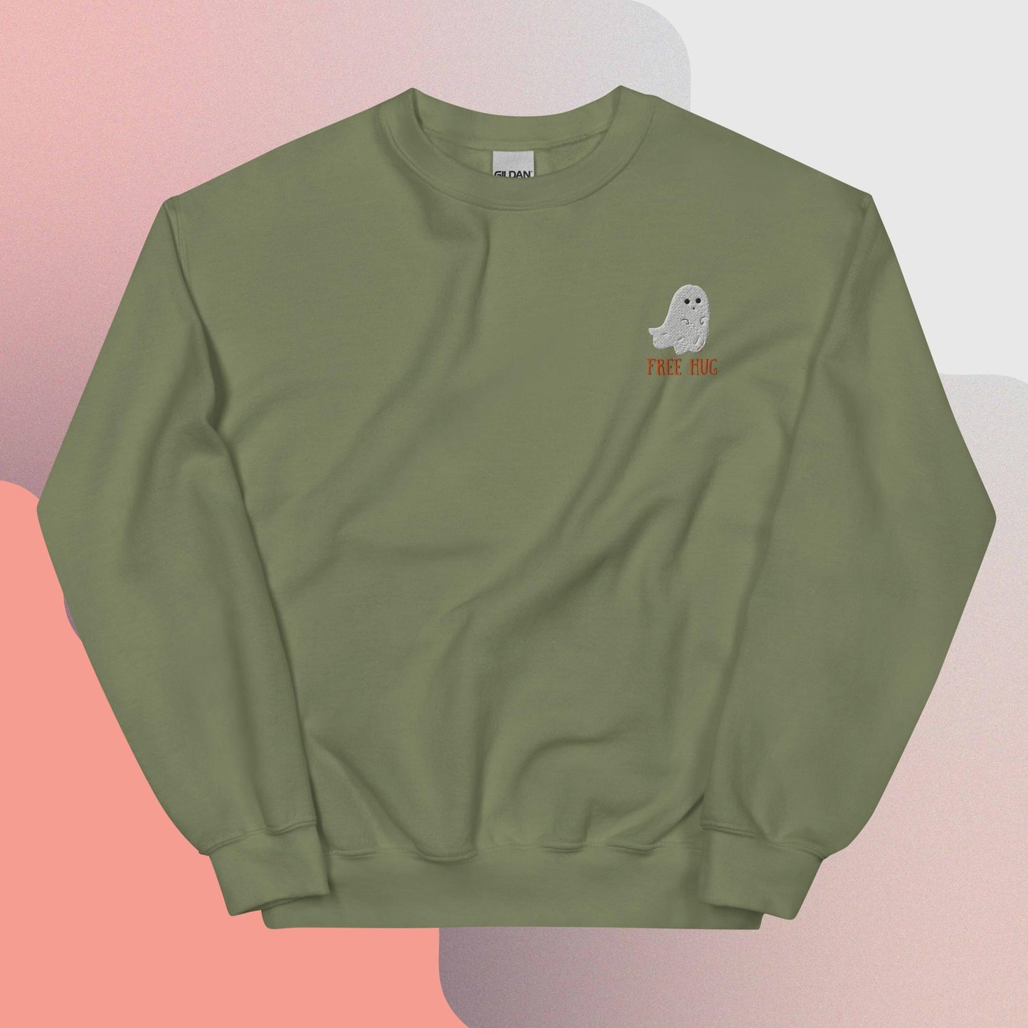 Boo Ghost Free Hugs - Unisex Sweatshirt Funny Cute Clothing