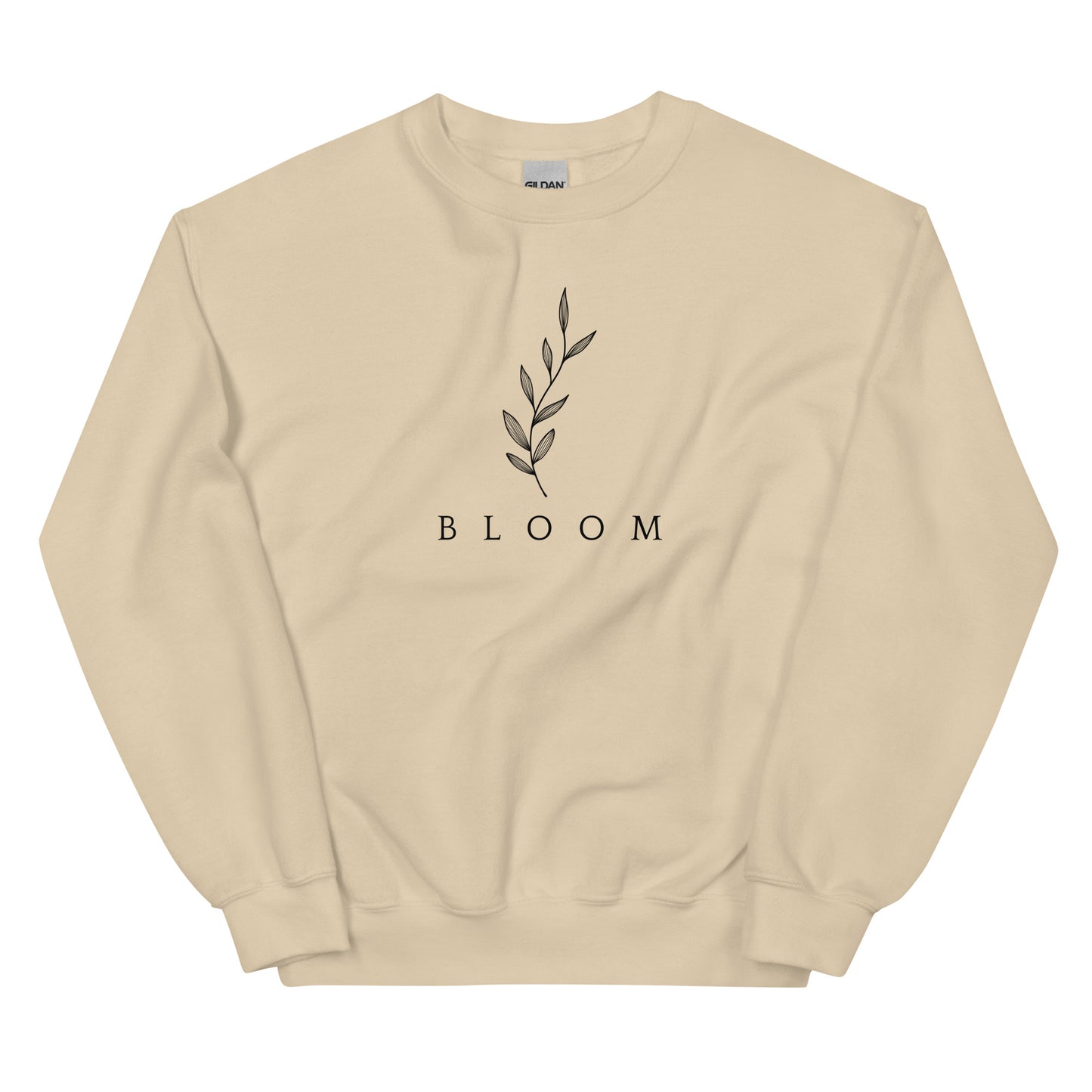 Bloom Floral Pastels Pullover Sweatshirt Unisex Sweatshirt Garden Growth