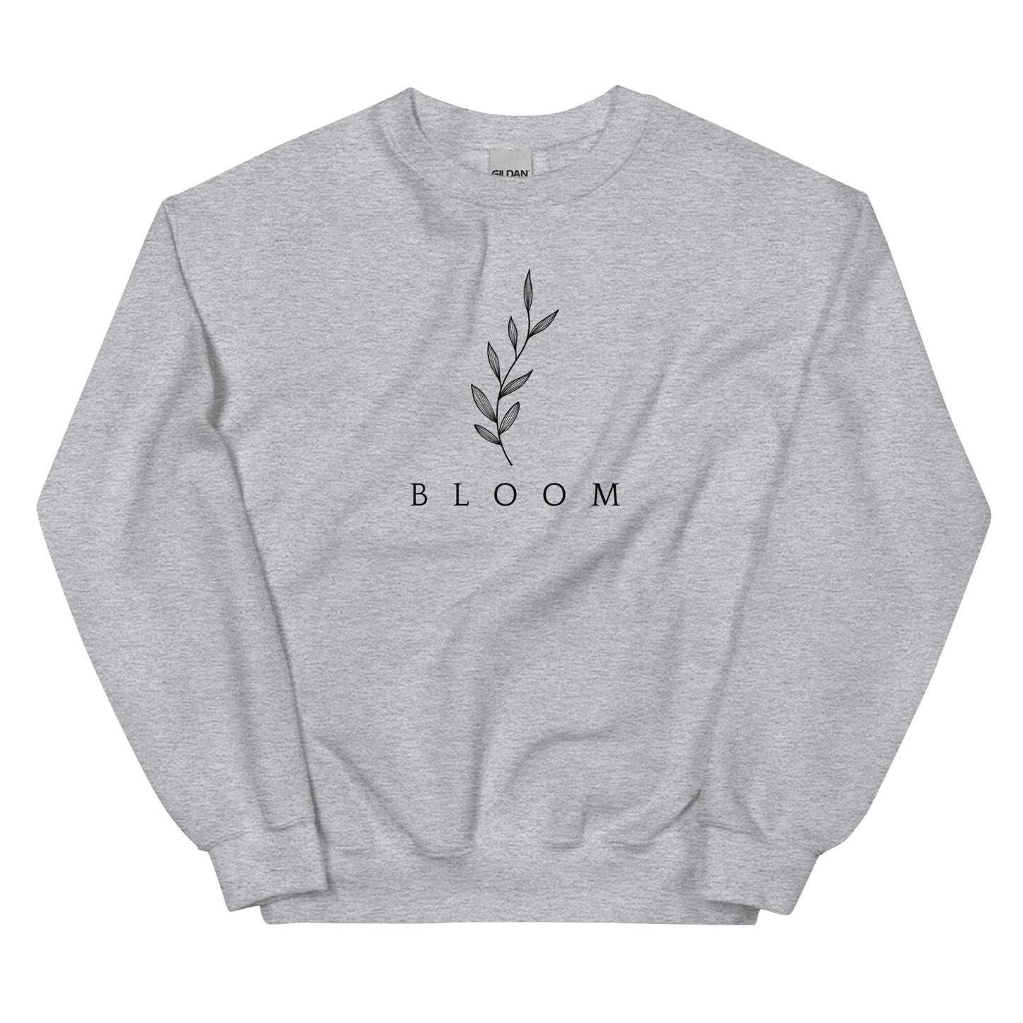 Bloom Floral Pastels Pullover Sweatshirt Unisex Sweatshirt Garden Growth