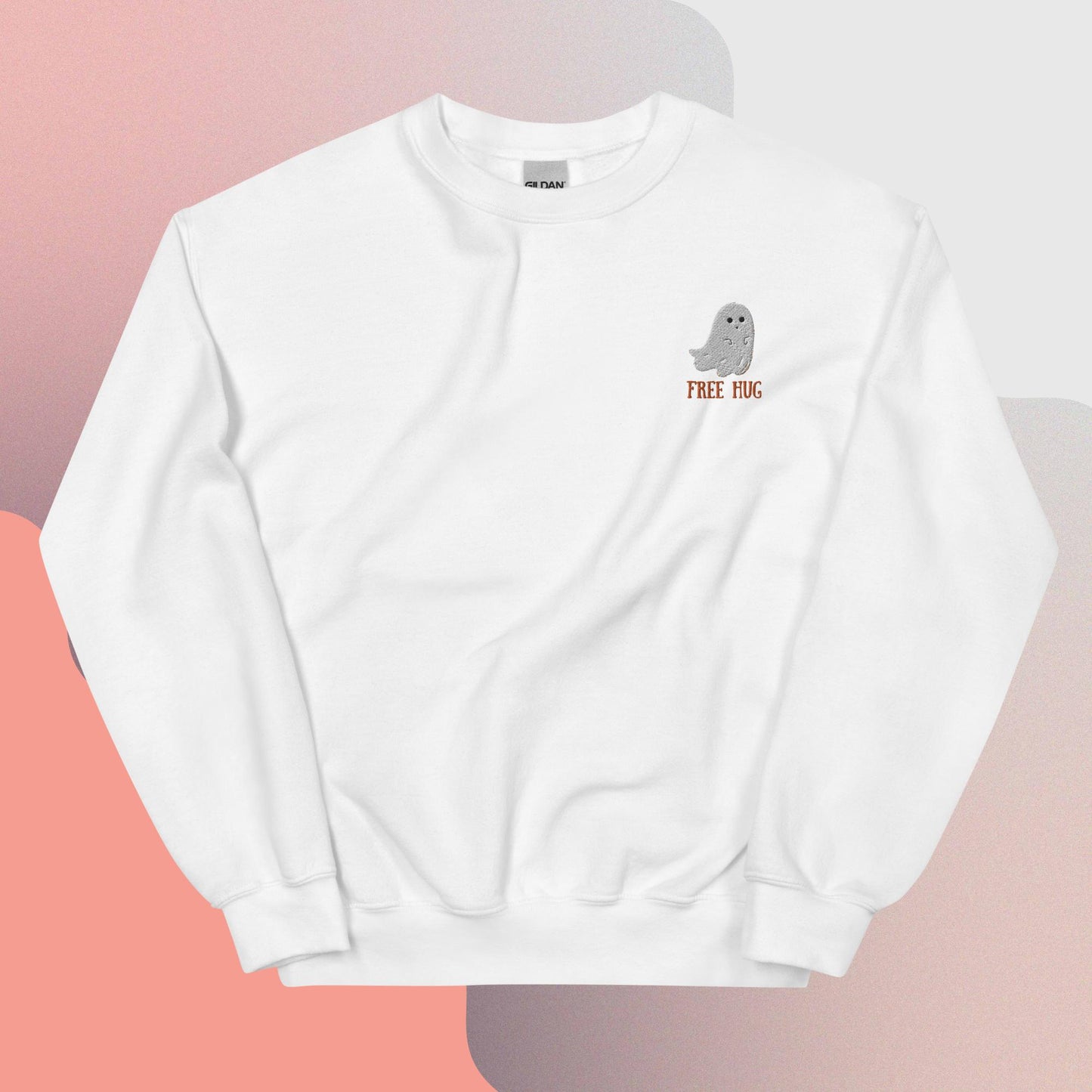 Boo Ghost Free Hugs - Unisex Sweatshirt Funny Cute Clothing